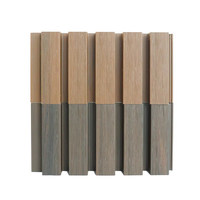 Panneau mural composite en bois et plastique imperméable WPC pour l'extérieur et l'intérieur Revêtement de plafond Façade/persiennes/bardage