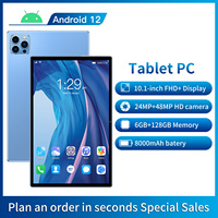 Tablette PC Android 10 OEM 10,1 pouces 64 Go MTK 3G Octa Core 1920x1200 Écran capacitif Éducative Nouvelle