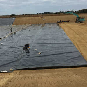 Géomembrane en plastique HDPE LDPE PVC <span class=keywords><strong>EPDM</strong></span> de 1 mm, 1,5 mm, 2 mm pour revêtement de bassin, de barrage et de biodigesteur de déchets - Product Image 4