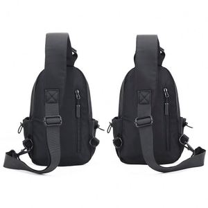2024 Unisex Custom Heavy Duty <b>Waterproof</b> <b>Sling</b> <b>Bag</b> Durable PU Portable Messenger <b>Bag</b> With Zipper Closure - Product Image 2