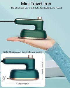 Défroisseur Vapeur Portable Anti-Brûlure pour Vêtements, Base Anti-Brûlure pour Repassage à Sec et Humide, Fer à Repasser Électronique Idéal pour la Maison et le Bureau, Facile à Transporter - Product Image 2