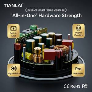Altavoz de Techo Inalámbrico TIANLAI TL A502 2.4G con Amplificador Integrado, Altavoz de Techo Invisible Inteligente para Cine en Casa y Música - Product Image 6
