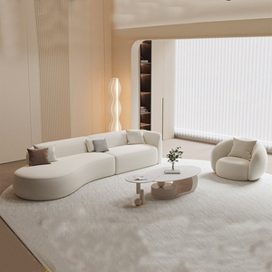 Divano Angolare Moderno Semplice in Flanella, Set di Divani a L <span class=keywords><strong>Grigio</strong></span> <span class=keywords><strong>e</strong></span> <span class=keywords><strong>Rosa</strong></span>, <span class=keywords><strong>Arredamento</strong></span> per la Casa, Divano Componibile - Product Image 3