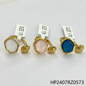 All'ingrosso accessori da donna in acciaio inossidabile placcato oro alla moda anello bracciale collana orecchino Set di gioielli da sposa - Product Image 1