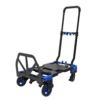 Winslow & Ross Chariot pliable d'organisation ménagère 2 en 1 Plaque en aluminium robuste Polyvalent Chariots pliables de petite taille