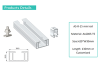 Kit de fixation pour panneaux solaires mini-rails, support de montage en aluminium pour toit en tôle trapézoïdale, structure PV sans rail, ArtSign OEM