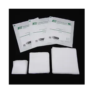 Manufactures sterile gauze pads (7.6cm x 7.6cm) custom coton medical pad sterile gauze gauze with cotton abdominal pad