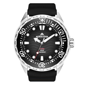Reloj de Cuarzo Deportivo DF NORTH EDGE TRITON, Resistente al Agua, de Acero Inoxidable, con Luz Solar, Batería de Larga Duración, Giratorio, para Buceo - Product Image 5