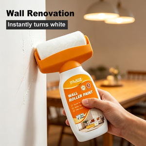 Rouleau de peinture antidérapant de haute qualité pour réparation murale, revêtement en latex à base d'eau à faible odeur, couvre les graffitis et les taches, répare les murs - Product Image 4