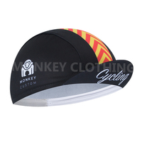 Sombrero de bicicleta de tamaño libre Gorra de ciclo de 3 paneles transpirable