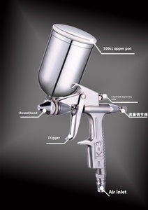 Pistola de Pulverización Neumática Industrial de Alta Calidad con Mango de Aluminio y Alta Atomización W-77, Disponible para OEM/ODM - Product Image 5