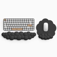 Tapis de souris de jeu 3D Kawaii en silicone, coussin à récupération lente, support de poignet, style dessin animé mignon, repose-poignet de bureau, forme irrégulière