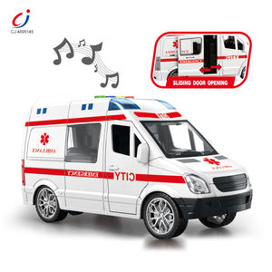 Chengji plastique <span class=keywords><strong>jouet</strong></span> <span class=keywords><strong>Ambulance</strong></span> 1:16 échelle véhicule d'urgence lumières sons inertie porte ouverte voiture moulé sous pression <span class=keywords><strong>Ambulance</strong></span> jouets - Product Image 1