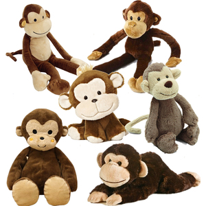 Nhà Máy Bán Buôn Giá Rẻ Dễ Thương Khỉ Sang Trọng Với Bow Tie Tùy Chỉnh Mini Nhồi Tím Khỉ Mềm Đồ Chơi - Product Image 6