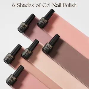 Rosalind Nagelbenodigdheden Voor Professionals Private Label Doorweekt Vernis Semi-Permanente Nieuwe Nude Uv-Gel Nagellakset