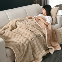 Couverture solide deux-en-un oreiller doux confortable couverture de lit couverture jette des couettes pour voyage canapé canapé chaise bureau climatiseur