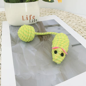 Alta Qualidade Eco-Friendly Cat Brinquedos Atacado Sound <span class=keywords><strong>Mouse</strong></span> Interactive Produto Corda De Algodão Colorido para Gatos Pet Supplies - Product Image 5