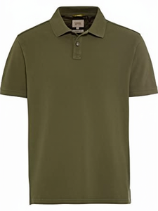 Camisa Premium al por Mayor REAC READY INDUSTRY para Hombre, con Logotipo Frontal, Tejido de Punto, Spandex/Algodón Piqué, 180g, Manga Corta, Transpirable, Color Oliva - Product Image 2