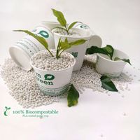 Gobelet en carton ondulé double paroi de 8,5 oz avec couvercle et poignée, personnalisable avec logo, pour boissons chaudes et froides à emporter