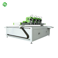 Fresadora CNC de 5 Ejes de Fábrica China para Espuma EPE XPE EVA, Cortadora Plotter CNC de Cuatro Cabezales, Máquina de Corte CNC de Cuchilla Oscilante de 4 Cabezales