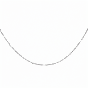 Classic Smooth Braided White Pt950 Fine Rope <b>Chain</b> Necklace For Women Daily Wear Luxury Platinum Jewelry - Product Image 5