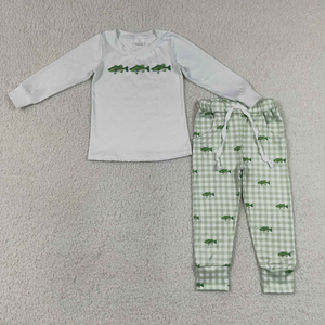 Conjuntos de Ropa para Niños al por Mayor, Conjuntos de Ropa para Niños de Primavera y Otoño, Conjunto de Blusa Rosa con Flores y Volantes para Niñas - Product Image 6