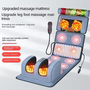 2026 Bestseller Ganzkörper-Rücken-Massagekissen für Zuhause und Büro Shiatsu Elektrische Bettmassagematte mit Heizfunktion - Product Image 3
