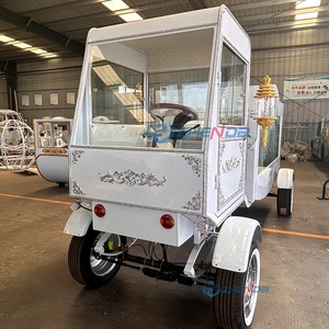 Classic White Funeral Hearse New Custom Made Funeral Hearse High Quality Electric Funeral Hearse Cart Special Transportation - Product Image 6