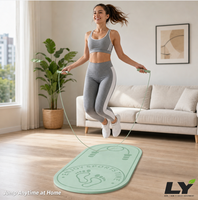 Tapis de yoga en TPE de 12 mm d'épaisseur, 140x60 cm, antidérapant, insonorisant, absorbant les chocs, certifié CE pour la salle de sport à domicile