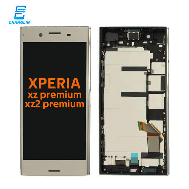 Cell Phone Manufacturer for sony Mostrar Afficher Xperia Xz Xz2 Premium Digitizer Assembly