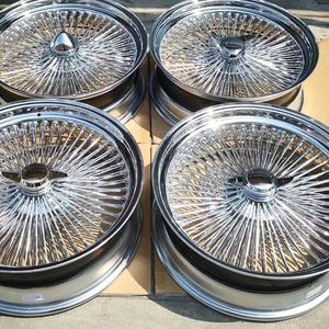 Ruedas de Alambre en Oferta, 13 14 15 16 17 18 20 21 22 24 26 Pulgadas, 72 100 Radios, Cromadas, Estilo Lowrider, Clásicas para Autos Americanos - Product Image 3