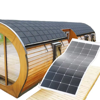 500 W 40V Panneau solaire flexible ETFE Surface Panneau solaire mono 500 Watt Meilleur prix pour la maison RV Yacht Bateau Voiture Applications hors réseau