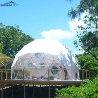 Tente extérieure de camping en PVC, 2x6m, dôme, maison de Glamping, géomantique, couverture de toit pour hôtel