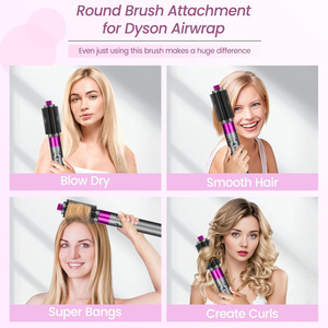 Accesorio de Cepillo Redondo Grande para Dar Volumen, Compatible con Dysn Airwrap HS01/HS05/HS08, Alisa, Riza y Agrega Volumen - Product Image 2
