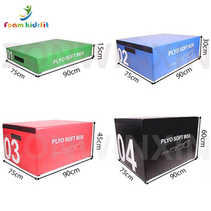 ZONWINXIN Fournisseur d'usine, équipement de gymnastique personnalisé, boîtes de plyo, boîte de saut souple pour plyo - Product Image 2