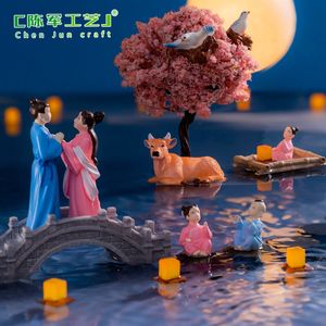 Micro-paisaje Weij, Festival de Qixi, Pastoreo y Tejedora, Puente de las Golondrinas, Botella Ecológica, Material para Manualidades, Accesorios Decorativos - Product Image 3