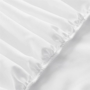 Vente flash - <span class=keywords><strong>Drap</strong></span>-housse de luxe pour hôtel, taille king size, 100% coton satiné blanc, <span class=keywords><strong>drap</strong></span>-housse pour la maison - Product Image 3