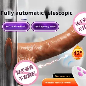 Sıvı Simülasyonlu Penis Teleskopik Dil Yalama Kadınlar İçin Kablosuz Silikon Akıllı Isıtmalı Yapay Penis Yetişkin Ürünleri - Product Image 6