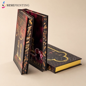 Stampa di <span class=keywords><strong>Libri</strong></span> con Taglio Colorato a Spruzzo, Romanzo Personalizzato in Edizione Speciale, Collezione Rilegata con Copertina Rigida, Libro Romantico con Cofanetto e Sovraccoperta - Product Image 2