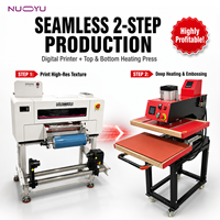 Imprimante UV DTF Nuoyu NY-A301 A3, nouvelle, automatique, tête Epson I3200U1HD, encre UV, largeur 300 mm, 6 PASS/h, pour étiquettes personnalisées, broderie