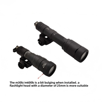 Cache-lampe torche/visée point rouge anti-émeute pour jeunes, compatible avec les lampes T1/T2/X300V/X400V