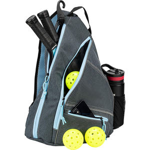 Custom High-Capacity <b>Nylon</b> Sports Sling Backpack Waterproof and Weatherproof Racket <b>Bags</b> for Pickleball Gear - Product Image 2