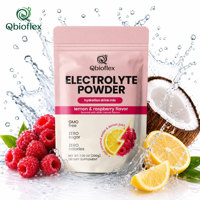 Poudre d'électrolytes d'hydratation Qbioflex, directement de l'usine, sans OGM, mélange de boisson d'hydratation, complément alimentaire pour femmes et hommes