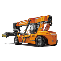 Chariot élévateur électrique à 4 roues Hangcha Reachstacker 45 tonnes Manipulateur de conteneurs hydraulique Reach Stacker