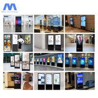 Kiosque intelligent le plus vendu, écran publicitaire LED vertical, signalisation numérique, totem sur pied, écran tactile