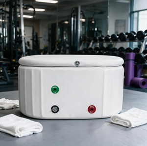 Inflatable Cold Plunge Ice <b>Bath</b> Barrel Tub for Home Sports Recovery Compatible with Water Chiller - Product Image 1