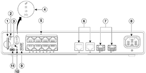 C9200CX-12P-2X2G-E POE+ Switches Empresariales Gigabit Esenciales de 12 Puertos para Redes - Product Image 1