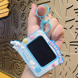 بيع بالجملة لوحة رسم إبداعية للأطفال قلادة لعبة للحقيبة لطيف صغير الدب هدية سلسلة مفاتيح - Product Image 4