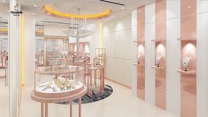 การออกแบบร้านขายเครื่องประดับหรู |   โซลูชันแบบครบวงจรตามความต้องการ ตั้งแต่การตั้งคิดถึงการสร้าง |   อุปกรณ์จัดแสดงสินค้าสมัยใหม่สำหรับร้านบูติก - Product Image 3