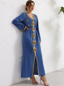 Yibaoli — robe abaya pour femmes musulmanes, <span class=keywords><strong>caftan</strong></span> de qualité supérieure, idéale pour ramadan, nouvelle collection - Product Image 3